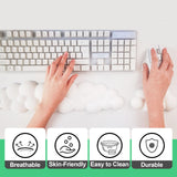 Keyboard Cloud Wrist Rest Pad,Cloud Mouse Arm Wrist Rest Cute,Memory Foam Palm Rest for Keyboard,Ergonomic Arm Rest for Pain Relief with Non-Slip,Suitable for Office Home Laptop Mac Gaming (Pink)