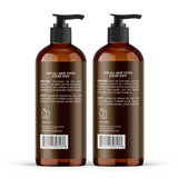 MAJESTIC PURE Apple Cider Vinegar Shampoo and Avocado Coconut Conditioner Set - Restores Shine & Reduces Itchy Scalp, Dandruff & Frizz - Sulfate Free, for All Hair Types, Men and Women - 2 x 16 fl oz