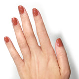 LONDONTOWN Tawny Brown Glossy Nail Polish, Pecan Pie lakur, Vegan Chip-Resistant Long-Lasting Nail Lacquer, 40 fl oz