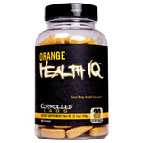 CONTROLLED LABS Orange Health IQ Daily Supplement for Men and Women, 90 Tablets, Enhanced Stamina, Energy, Cardio Function in Your Workout and Sports