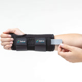 Carpal Tunnel Wrist Brace Support with 2 Straps and Metal Splint Stabilizer - Helps Relieve Tendinitis Arthritis Carpal Tunnel Pain - Reduces Recovery Time for Men Women - Left (S/M)