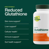 Glutathione Supplement Capsule - Strongest DNA Verified Glutathione Reduced - Vegan Friendly, Non GMO, Gluten & Soy Free