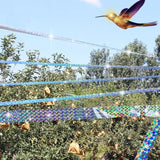 AnRui Bird Reflective Scare Tape Ribbon, 2 x 328Ft Bird Flash Woodpecker Deterrent Bird Scare Shiny Ribbon Repellent Reflective Tape Keep Birds Away for Outdoor, House, Garden, Patio, Orchard