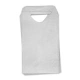 SNL Quality Disposable Adult Poly-Lined Bibs - 16" X 28" - Tie-Back (Pack of 100)