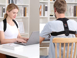 Schiara Posture Corrector for Men and Women, Comfortable Upper and Back Brace, Adjustable Back Straightener Support for Back, Shoulder and Neck