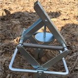 2 Easy Set Mole Trap 2416, Easy One-Step,Out-of-Sight,Galvanized Steel