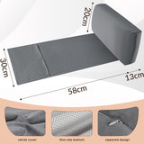 Head Recliner Pillow Adjustable Shredded Memory Foam Headrest Pillow for Recliners,Non-Slip Velvet Cushion for Pain Relief Neck Support Pillow for Travel Home Recliner Sofa Armchair with Zipper Cover