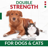 Cranberry D-Mannose for Dogs and Cats Urinary Tract Infection Support Prevents and Eliminates UTI, Bladder Infection Kidney Support, Antioxidant (Double Strength Soft Chew, 120 Soft Chew)