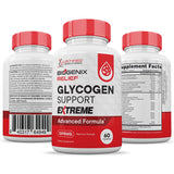 BIOGENIX Relief Glycogen Support Extreme Pills Advacned Formula 1295MG Zero Artificial Colors Flavoring Preservatives 120 Capsules (2 Pack)