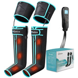 Sotion Leg Massager with Heat, Leg Compression Massager for Circulation, Full Leg Massager with 4 Modes 4 Intensities 2 Heats, Sequential Compression Device for Pain Relief