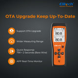 Elitech Dual Digital Thermocouple Temperature Thermometer with 2 K-Type Thermocouple Probe, Wide Range -58~932°F, 2 K-Type Thermocouples Measurement -58 to 482°F, ICT-220