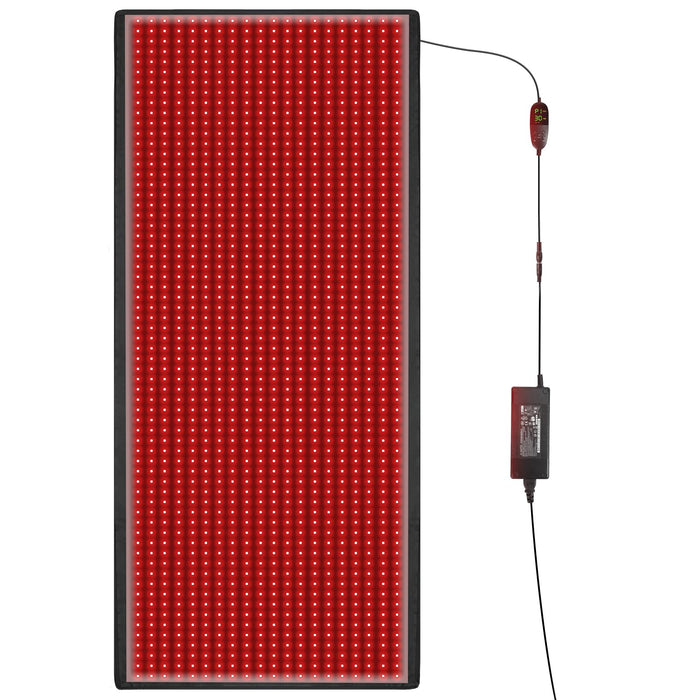 LOVTRAVEL New 70.9'' X 31.5'' LED 660nm Red Light Therapy Mat 850nm Near Infrared Light Therapy Devices Large Pads for Whole Full Body Pain Relief