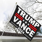 Jayus Donald Trump Vance 2024 Flag 2x3 FT for President Made in USA- Double Sided Trump 2024 Flags with 2 Brass Grommets for Outdoor Yard Lawn Banner Sign