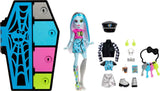 Monster High Skulltimate Secrets Doll & Clothes Accessories Set, Frankie Stein with Dress-Up Locker & 19+ Surprises