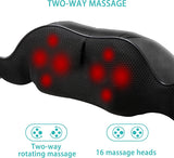 AERLANG Shiatsu Back and Neck Massager, Heating to Relieve Deep Tissue Pain, 3D Kneading Massage to Relieve Legs, Foot Muscles, Gift for Mom Dad Men Women
