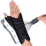 VISKONDA Wrist Brace with Thumb Spica Splint Support for De Quervain's Tenosynovitis,Carpal Tunnel Syndrome,Arthritis,Wrist ganglion cyst,Sprains&Forearm Support Cast(Right Hand,Medium)
