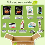 O'Food Box Gluten-Free Bundle, All In One Korean Ready to Eat Value Pack, Assorted Korean Food Variety Box, Asian Care Package Housewarming Gift Set for College Students New Families Home Chef Cooking