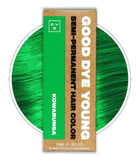Good Dye Young Semi Permanent Green Hair Dye (Kowabunga) – UV Protective Temporary Hair Color Lasts 15-24+ Washes – Conditioning Green Hair Dye