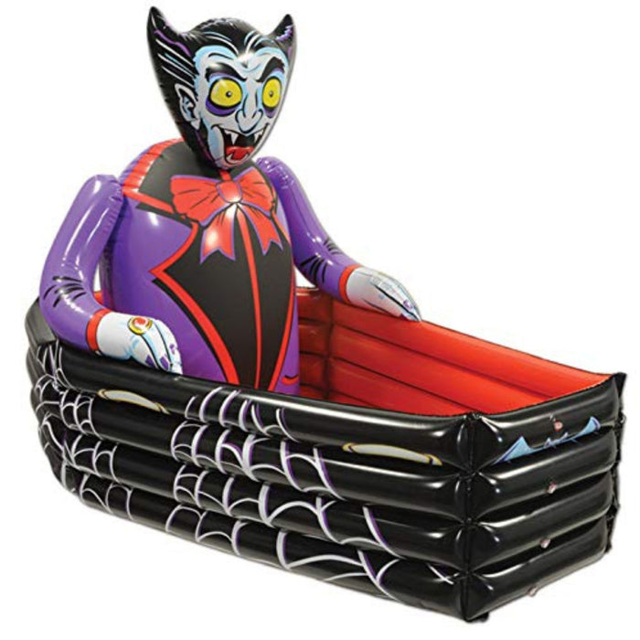 Halloween Inflatable Dracula Coffin Cooler