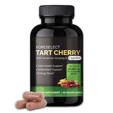 KORESELECT Tart Cherry Extract Capsules 16,000mg, MSM Joint Support Supplement for Men & Women with American Ginseng, Antioxidant Strength Joints Mobility & Comfort Strength - 60 Vegan Capsules