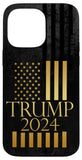 iPhone 14 Pro Max Patriotic USA Patriotic Golden Pro Trump Flag 2024 Case