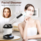 Hair Steamer Kingsteam 2 in 1 Ozone Facial Steamer, Design for Personal Care Use at Home or Salon Barber