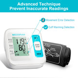 Blood Pressure Monitors for Home Use Upper Arm, MEDGRAM Accurate Blood Pressure Cuff for Home Use with Large Cuff 8.7-16.5 inch(22-42cm), Automatic & Digital BP Machine, 2 x 120 Sets Memory