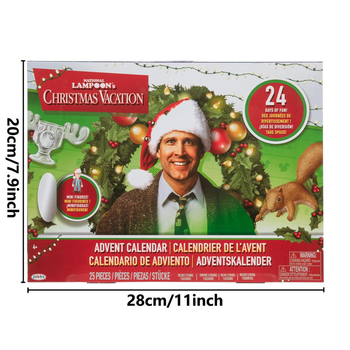 National Lampoon’s Christmas Vacation Advent Calendar 2024, 24 Day Christmas Advent Calendar Contains 24 Gifts, Christmas Vacation Figures and Accessories Christmas Countdown Calendar Gifts