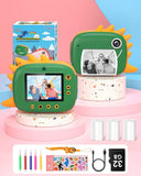 Kids Instant Camera for 3-12 Years Old Kids Toddlers Childrens Boys Girls Christmas Birthday Gifts 2.0 Inch Screen 12MP / 1080P HD Video Camera Baby Instant Print Digital Camera