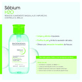 Bioderma Sébium H2O PUMP, Micellar Water, Cleansing and Make-Up Removing for Combination to Oily Skin, Green Bottle, 17 Fl Oz