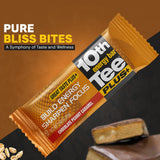 10th Tee Plus+ Chocolate Peanut Caramel Bar made with Natural Ingredients, 1.76-Ounce Bars (12 count) Golf Energy Bar Easily Digestible Chocolate Healthy office Snack best Bars