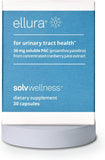 ELLURA Solv Wellness Clinically Proven Cranberry Supplement: Get Ahead of UTIs with 36mg of 100% Bioavailable PAC, 30 Capsules