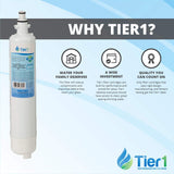 Tier1 RPWF Refrigerator Water Filter 3-pk | Replacement for GE RPWF (NOT RPWFE), WSG-4, MPF15350, DWF-36, R-3600, OPFG3-RF300, RWF3600A, WD-RPWF, WF277, Fridge Filter