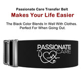 Transfer Belt - 2 for 1 Physical Therapy Gait Belt with Metal Buckle. 60 inch Beige Plus a Bonus 70 inch Black Strap. Never Worry About Having The Wrong Size Or Equipment Again.