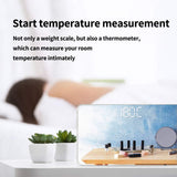 Travel Scale for Body Weight, Venugopalan Small Portable Body Weight Scales Digital Bathroom Mirror Scale Mini Electronic Scale for Personal Health, Body Tape Measure Included (Rechargeable)