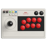 8BitDo Retro Arcade Fight Stick 8 Way Joystick with 2 Dedicated Macro Buttons and Turbo Function for Switch and PC Windows, Support Wireless Bluetooth, 2.4G Receiver and Wired USB-C Cable Connection