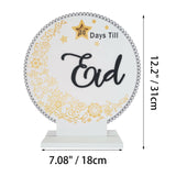 Eid Ramadan Calendar Countdown, Rotatable 30 Days Til Eid, Wooden Ramadan Advent Calendar, Ramadan Table Decor for islamic Home Party Decorations