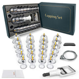 DEFUNX Cupping Set 24 Cups - Cupping Kit for Massage Therapy Pain Relief Cupping Therapy Set