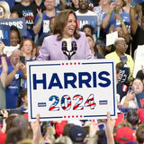 Harris 2024 Yard Sign 12"x 17" Double-Sided Harris For President Lawn Sign with Metal H Stake, Political Campaign Yard Lawn Signs