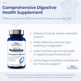 1MD Complete Probiotics Platinum | Supports Digestive Health | with Nourishing Prebiotics, 51 Billion Live CFU, 11 Strains, Dairy-Free | 30 Vegetable Capsules (3-Pack)