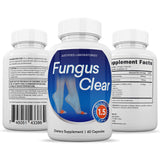 Justified Laboratories (2 Pack) Fungus Clear 1.5 Billion CFU Probiotic Pills 120 Capsules