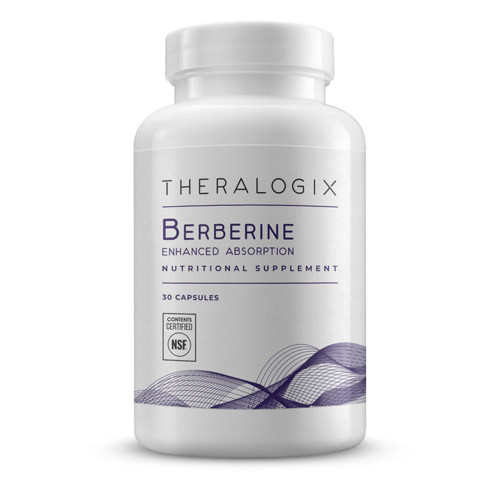 Theralogix Berberine Enhanced Absorption - 30-Day Supply - Made with Berberine Phytosome to Help Support Healthy Metabolism & Hormone Balance* - NSF Certified - 30 Capsules