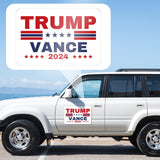 QSUM Trump Vance 2024 Magnet Sticker, 17"*11" Large Size Trump Vance Magnet Large Bumper Sticker for Car with UV Printing, Strong Adhesive Magnet and Vivid Color