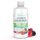 Bio Naturals Liquid Whole Food Multivitamin for Men & Women with Over 100 Ingredients - Superfoods, Omegas, Organic Extracts - 100% Vegan - 32 oz