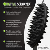 Cactus Scratcher Original Back Scratcher with 2 Sides Featuring Aggressive and Soft Spikes, Great for The Mobility Impaired and Hard-to-Reach Places, Makes an Awesome After-Surgery Gift - Black