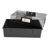 RUGGED RANCH  Ratinator No Poison, Multi-Catch Live Animal Rat Catch and Release Cage Trap for Indoor or Outdoor Pest Control, Black