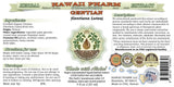 Hawaii Pharm Gentian Alcohol-Free Liquid Extract, Organic Gentian (Gentiana Lutea) Dried Root Glycerite Natural Herbal Supplement 2 oz