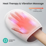 Snailax Gifts for Mom Dad Woman Man, Hand Massager with Heat, Compression, Vibration, Hand Massager Machine with 3 Heating Levels & 3 Vibration Modes & 3 Compression Intensities, Wireless