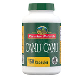 Peruvian Naturals Camu Camu Capsules – Pack of 150 – Vegan, Certified USDA Organic Camu Berry Powder - High Source of Vitamin C - Raw Camu Camu Powder – Immune System Health Supplement