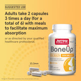 Jarrow Formulas BoneUp - 360 Capsules - Micronutrient Formula for Bone Health - Includes Natural Sources of Vitamin D3 , Vitamin K2 ( as MK-7 ) & Calcium - 180 Servings